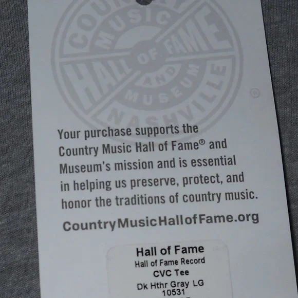 NASHVILLE Country Music Hall of Fame Shirt Unisex Size L - Picture 4 of 6